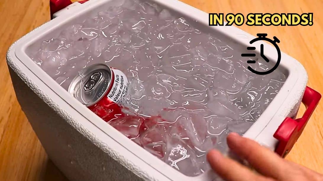 How to Chill a Beverage in 90 Seconds - DIY Joy