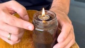 How to Make a Candle Using Coffee