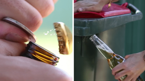 How to Open a Beer Bottle Without an Opener | DIY Joy Projects and Crafts Ideas
