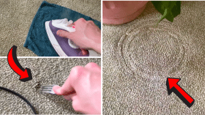 How to Remove Carpet Indent Using the Iron Method