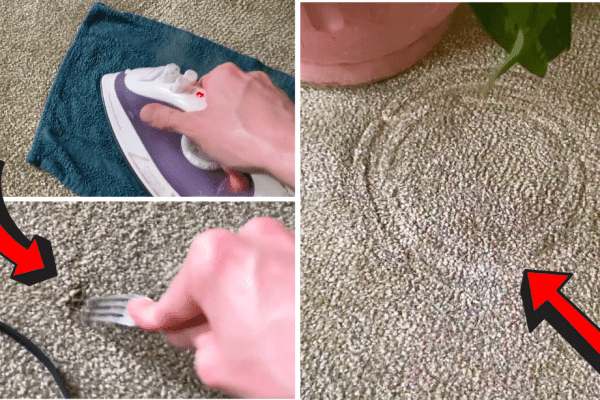 How to Remove Carpet Indent Using the Iron Method