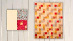 Quick and Easy Layer Cake Jolly Bar Quilt