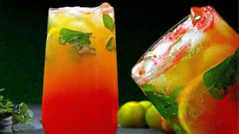 Sunset Mocktail Recipe | DIY Joy Projects and Crafts Ideas