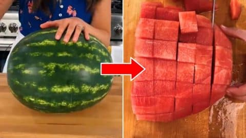 The Right Way to Cut a Watermelon | DIY Joy Projects and Crafts Ideas
