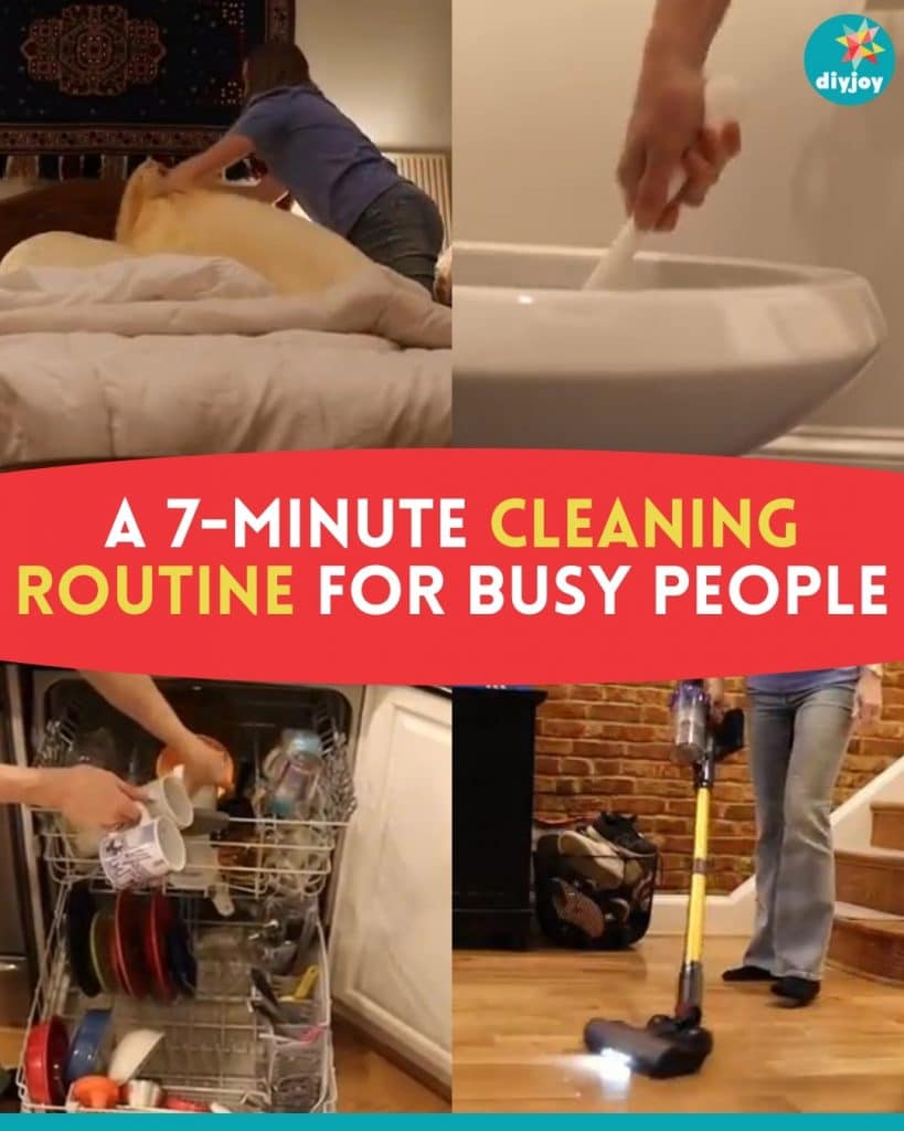 A 7-Minute Cleaning Routine For Busy People