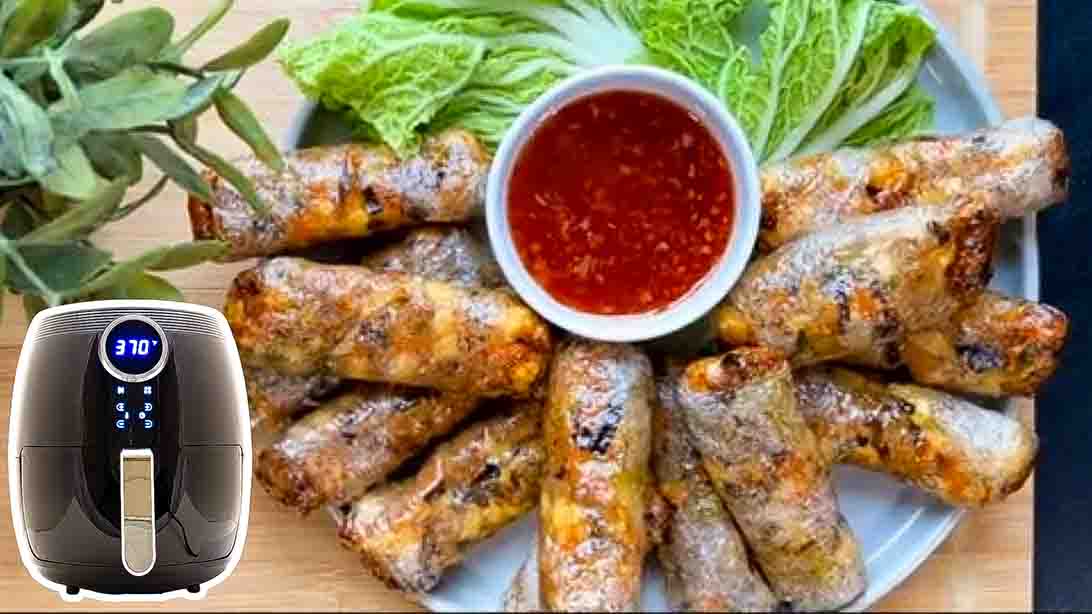 Air Fryer Spring Rolls Recipe | DIY Joy Projects and Crafts Ideas