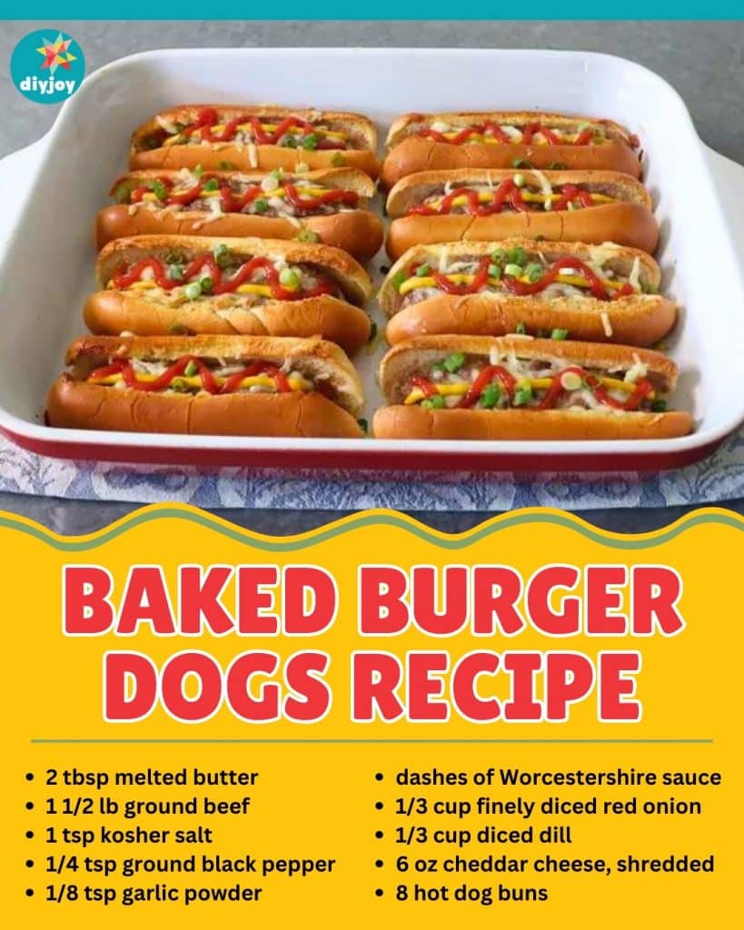 Baked Burger Dogs Recipe