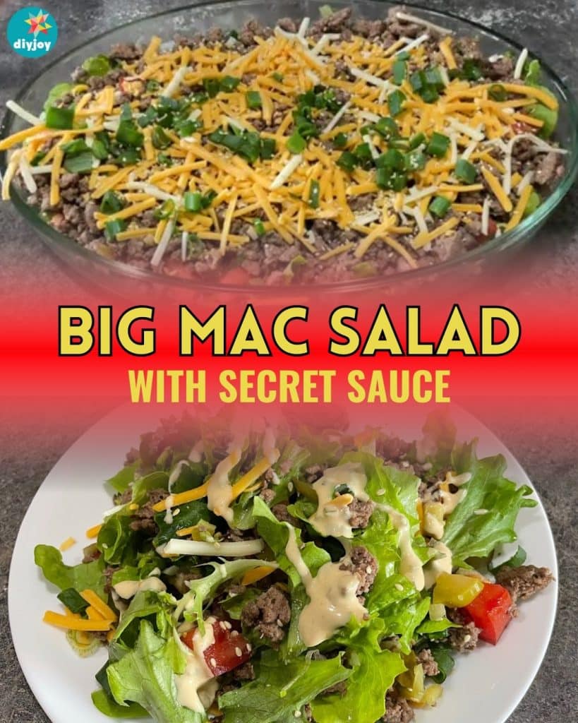 Big Mac Salad with Secret Sauce