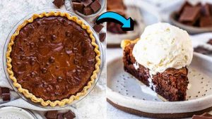 Quick and Easy Brownie Pie