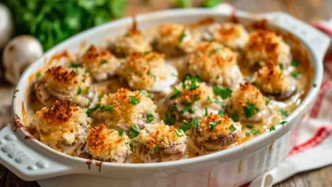 Cheddar Stuffed Mushrooms Recipe | DIY Joy Projects and Crafts Ideas