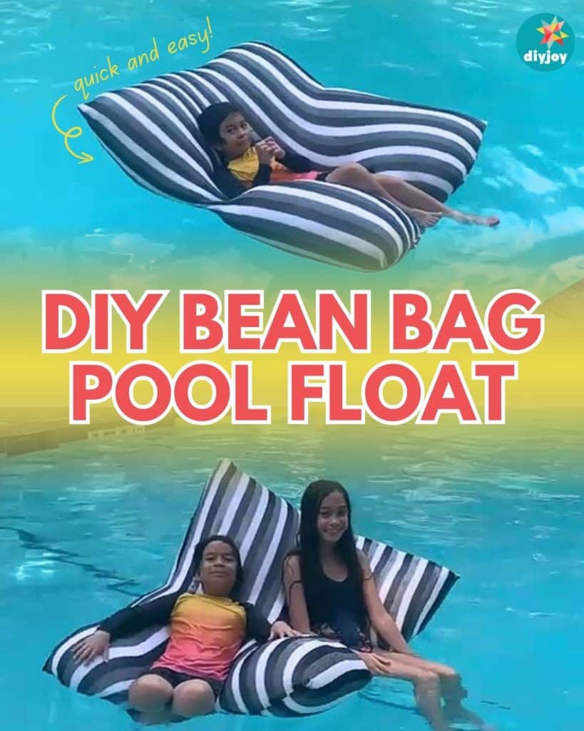 DIY Bean Bag Pool Float