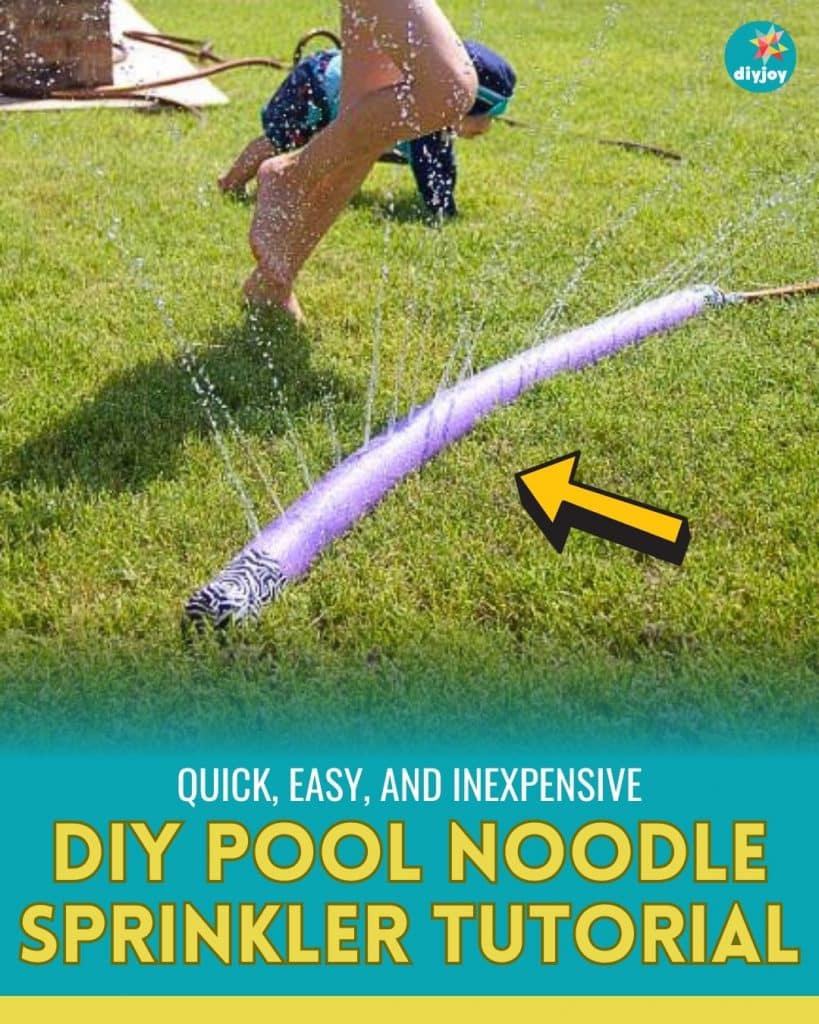 DIY Pool Noodle Sprinkler Tutorial