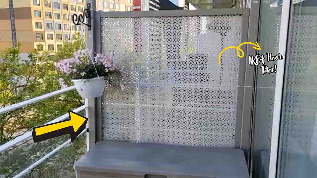 Easiest DIY Outdoor Privacy Wall | DIY Joy Projects and Crafts Ideas