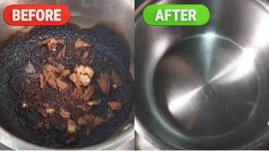Easy Hack to Clean Burnt Pots