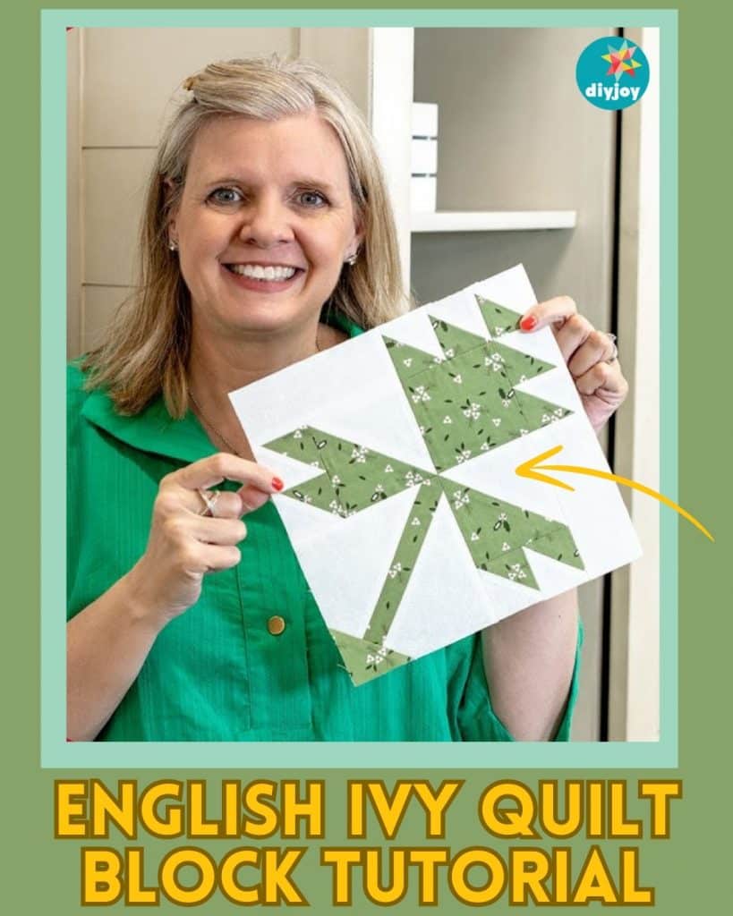 English Ivy Quilt Block Tutorial