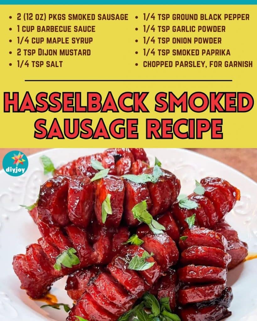 Hasselback Smoked Sausage Recipe