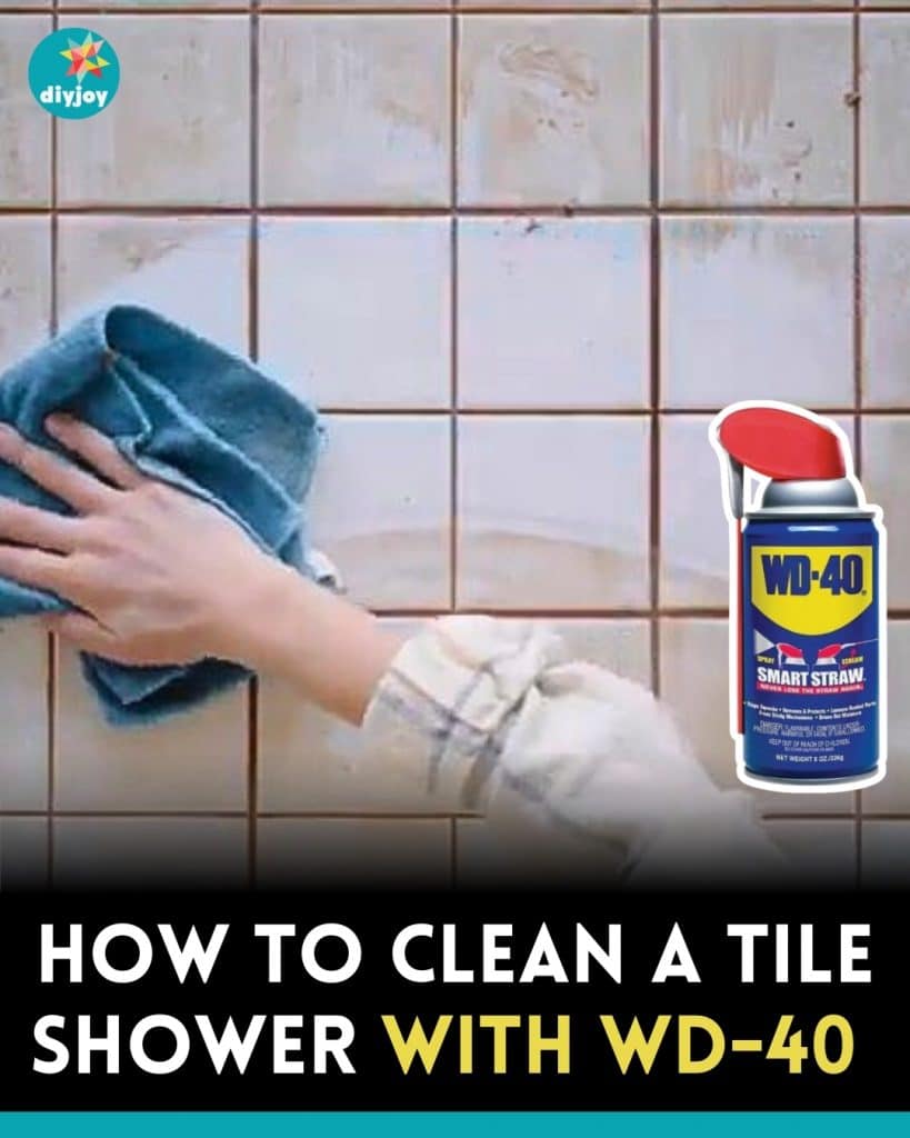 How to Clean a Tile Shower with WD-40