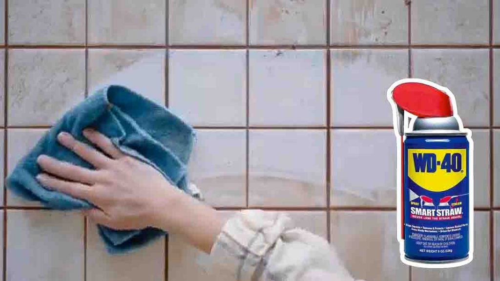 How to Clean a Tile Shower with WD-40