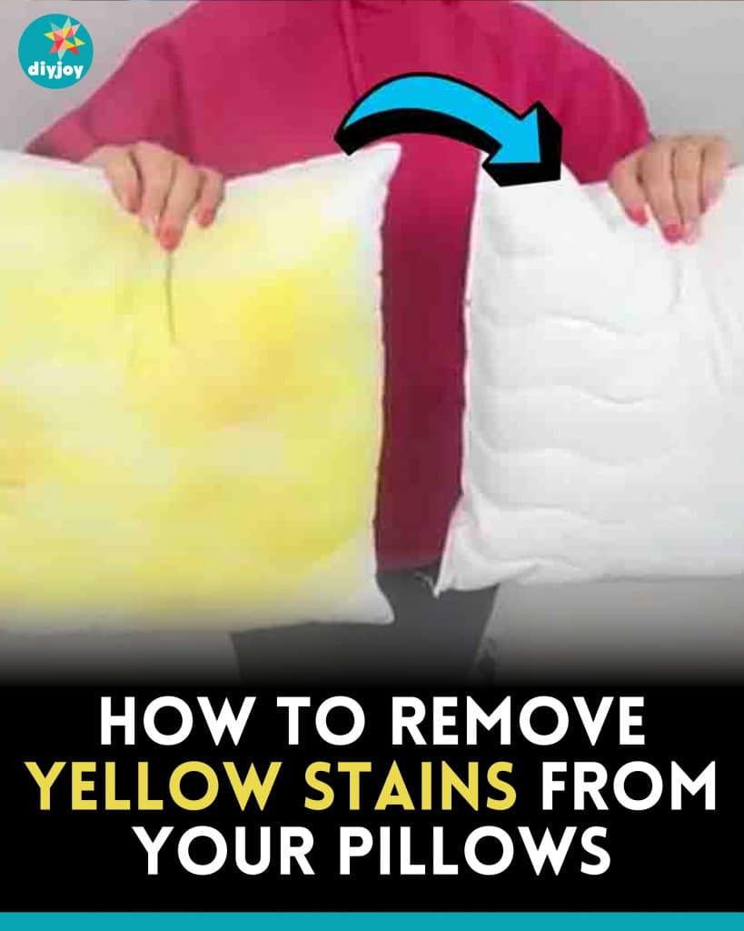 How To Remove Yellow Stains From Your Pillows