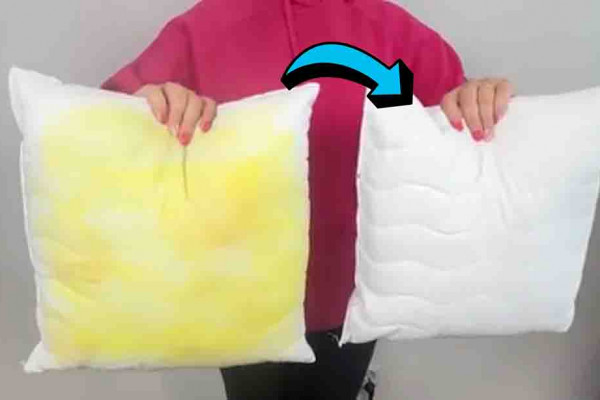 How To Remove Yellow Stains From Your Pillows