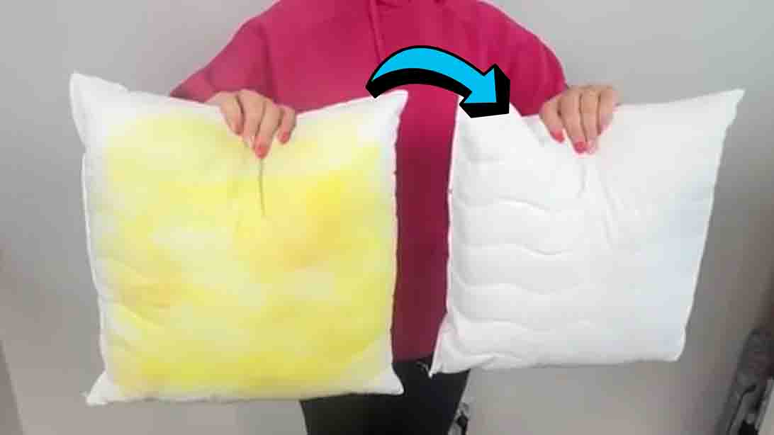 How To Remove Yellow Stains From Your Pillows | DIY Joy Projects and Crafts Ideas