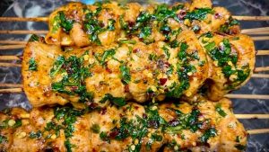 Juicy Oven-Baked Chicken Skewers