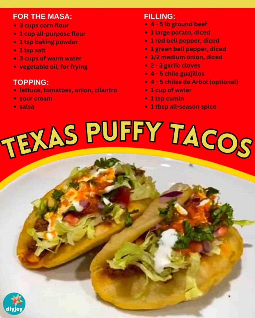 Texas Puffy Tacos Recipe