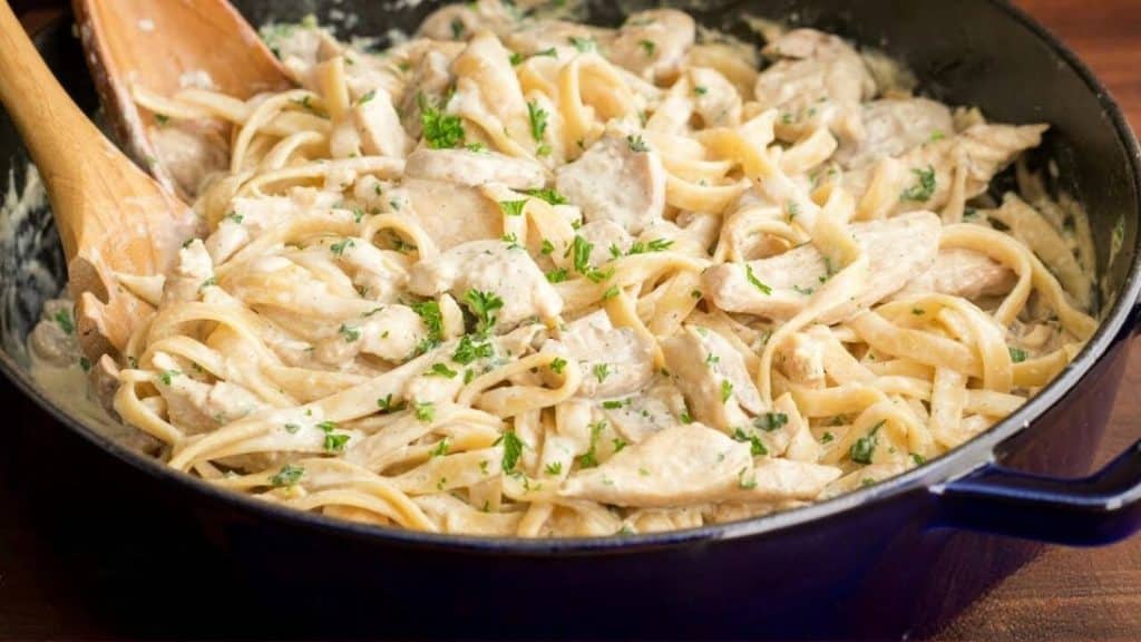 Creamy Chicken Fettucine Alfredo