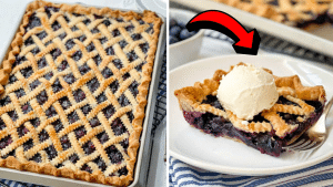 Easy Blueberry Slab Pie Recipe