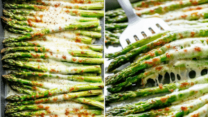Easy & Cheesy Baked Asparagus Recipe