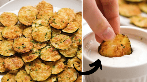 Easy & Crispy Baked Zucchini Chips Recipe | DIY Joy Projects and Crafts Ideas