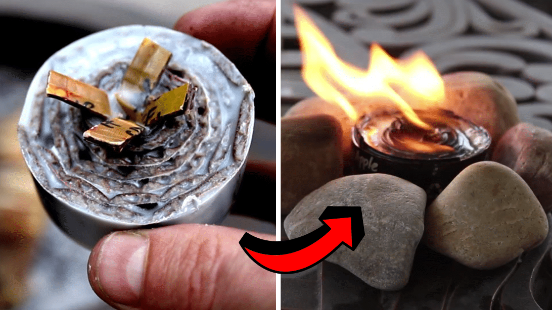 Easy DIY Fire Starter Using Cans & Cardboard | DIY Joy Projects and Crafts Ideas