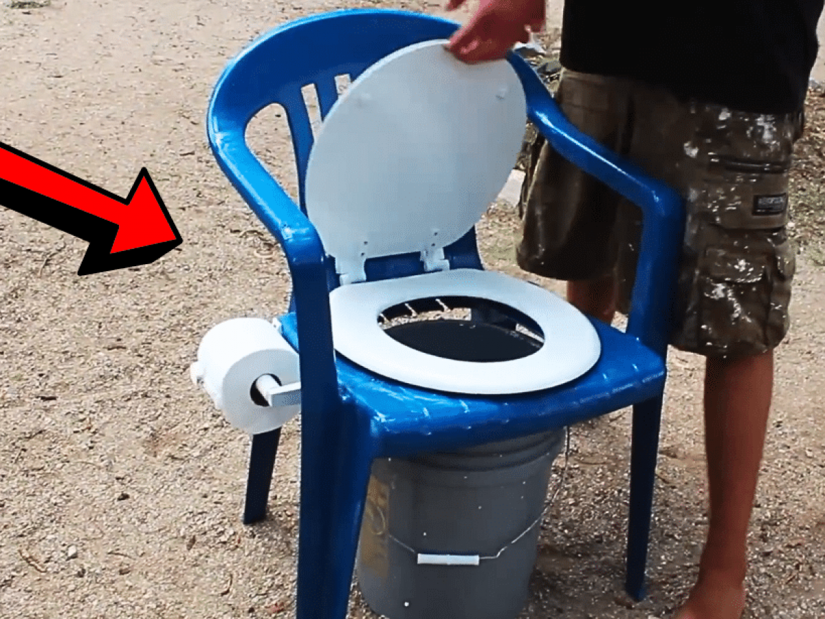 How to Build a Recycled Camping Toilet DIY Joy