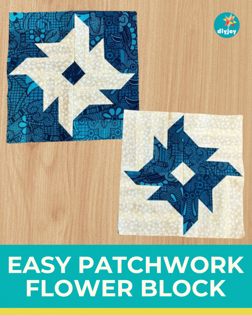 Easy Patchwork Flower Block For Beginners Easy Patchwork Flower Block For Beginners