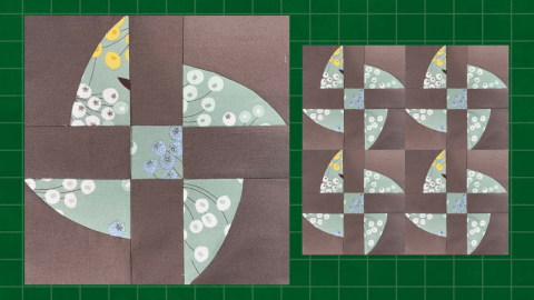 Easy Propeller Quilt Block Tutorial | DIY Joy Projects and Crafts Ideas