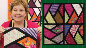 Easy Sashed Half Hexi Quilt Tutorial