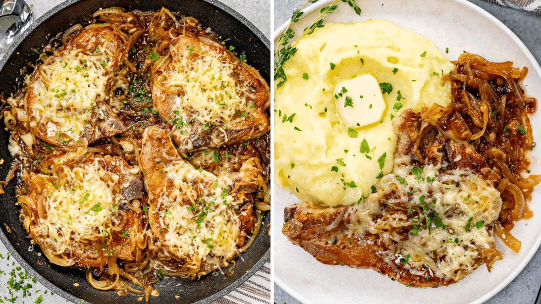 Flavorful French Onion Pork Chops Recipe | DIY Joy Projects and Crafts Ideas