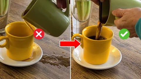 Genius Pouring Hack to Avoid Spilling | DIY Joy Projects and Crafts Ideas