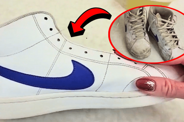 How to Clean White Shoes Using Dishwashing Tab