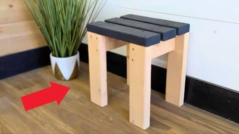 How to Make a $7 Stool Using Only One 2×4 | DIY Joy Projects and Crafts Ideas