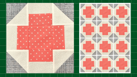 How to Make a Greek Cross Quilt Block | DIY Joy Projects and Crafts Ideas