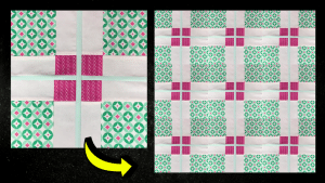 How to Make a Nine-Patch Block with Sashing