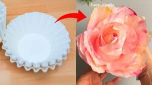 How to Make a Rose Using Coffee Filters