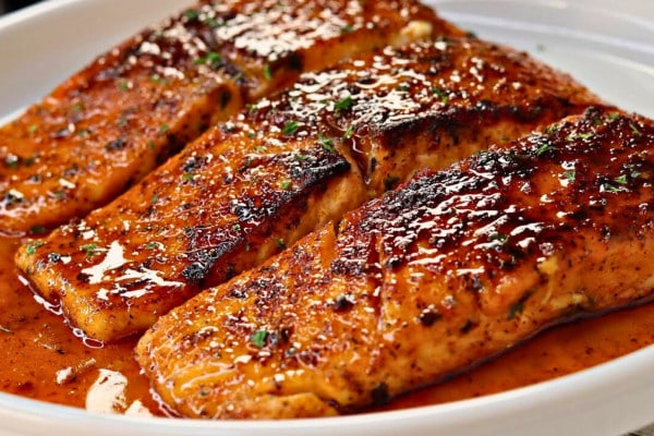 Perfect Honey Butter Old Bay Salmon