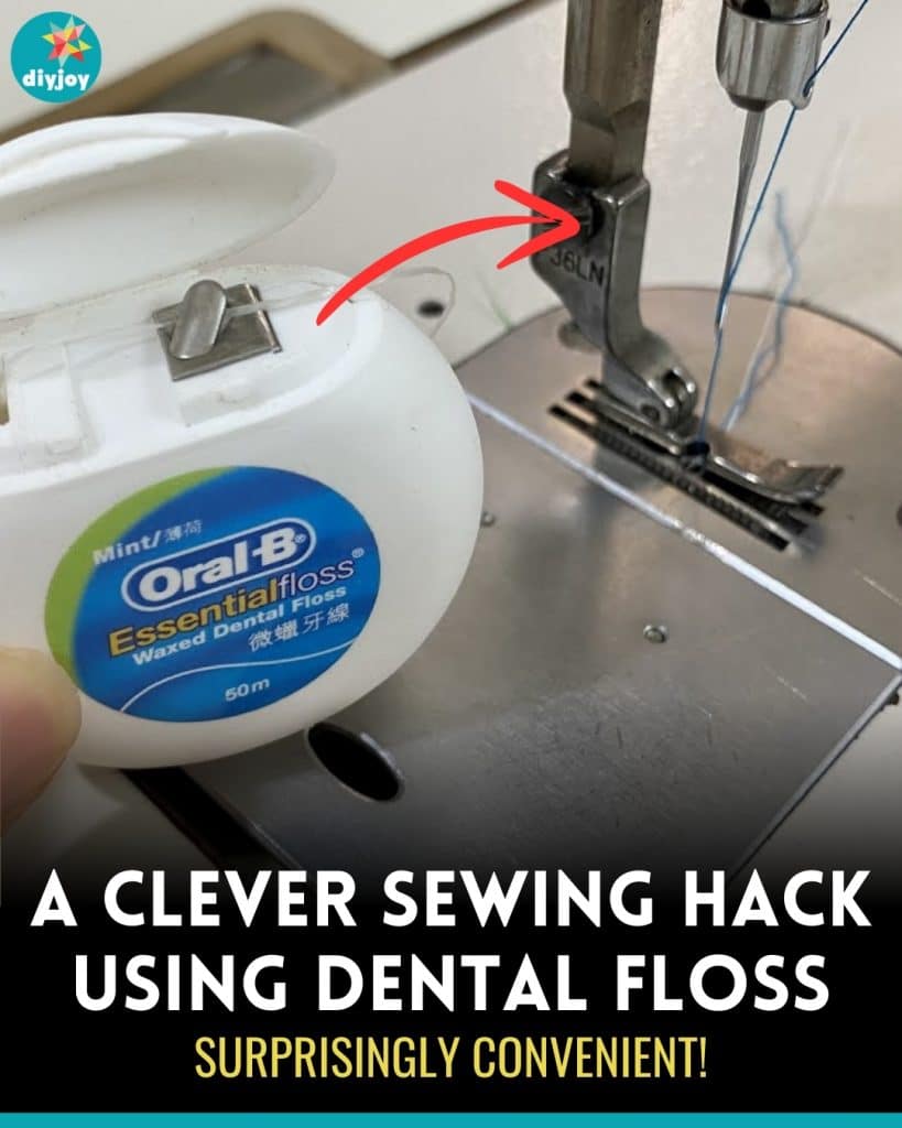 A Clever Sewing Hack Using Dental Floss