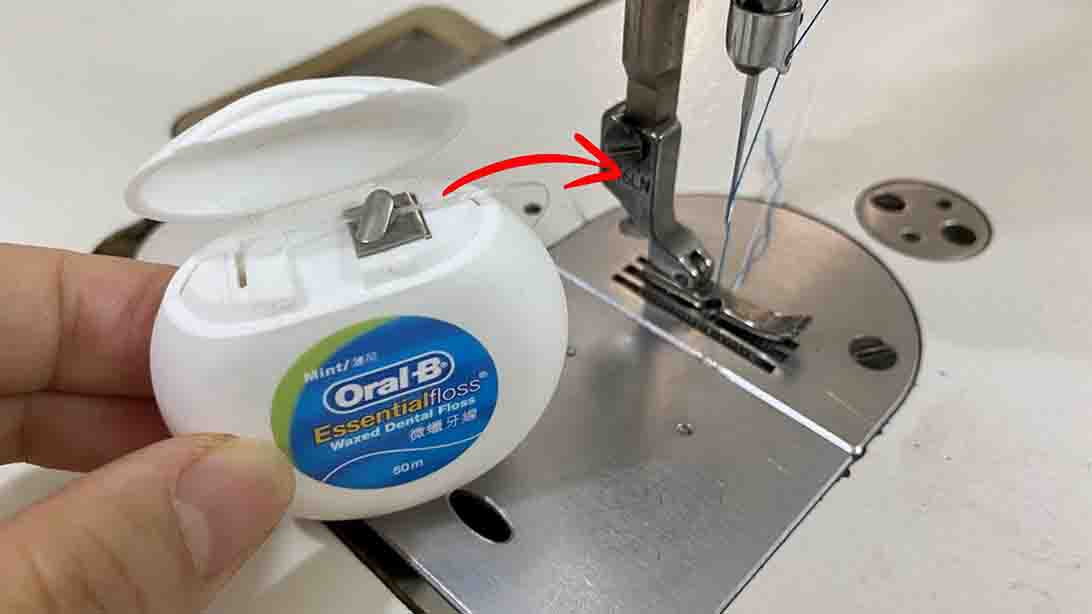 A Clever Sewing Hack Using Dental Floss | DIY Joy Projects and Crafts Ideas