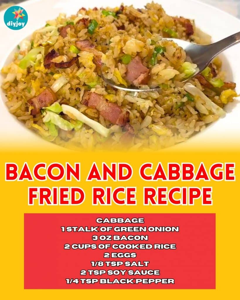 Bacon And Cabbage Fried Rice Recipe