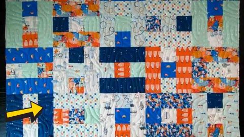 Beginner-Friendly Block Tower Quilt | DIY Joy Projects and Crafts Ideas