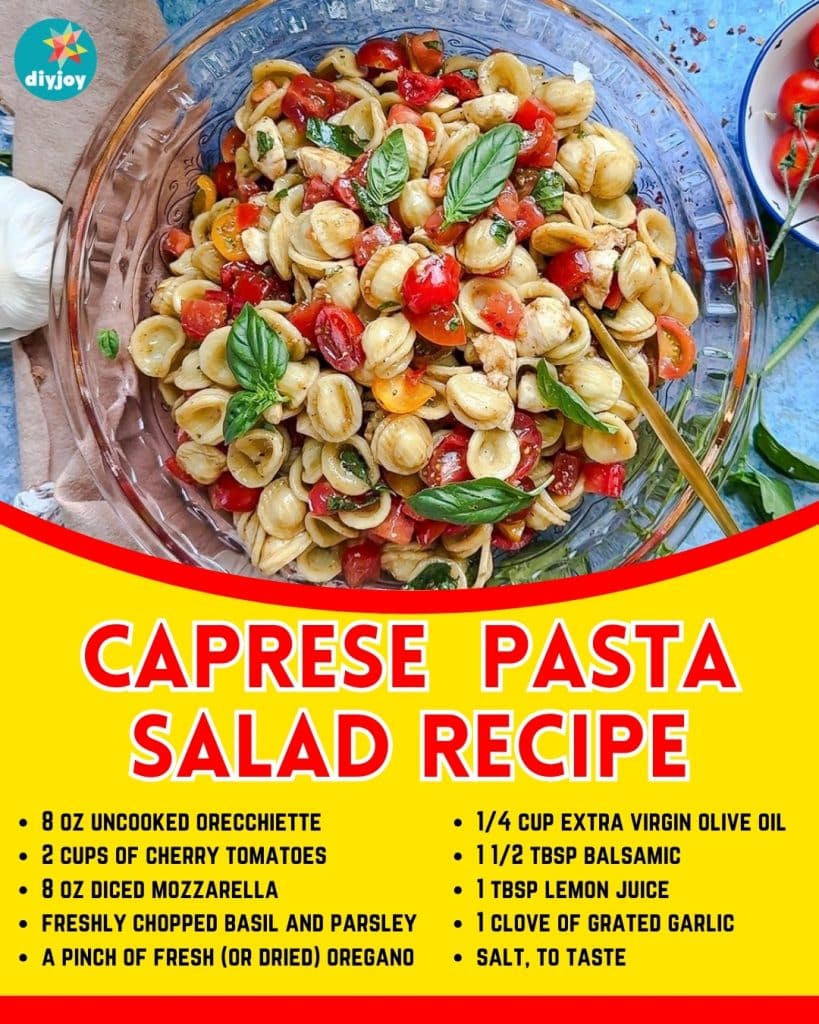 Caprese Pasta Salad Recipe