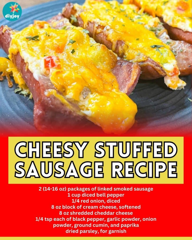 Cheesy Stuffed Sausage Recipe